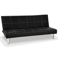 Sarantino Chelsea Sofa Bed Faux Leather Lounge Couch Futon Furniture Modular Suite Kings Warehouse 