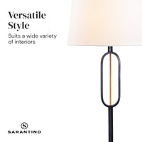 Sarantino Classic Floor Lamp with Empire Shade Kings Warehouse 