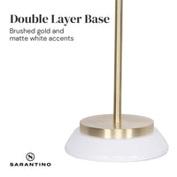 Sarantino Electric Reading Light Table Lamp Brass Finish - White Kings Warehouse 