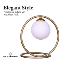 Sarantino Gold Metal Table Lamp Kings Warehouse 