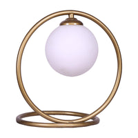 Sarantino Gold Metal Table Lamp Kings Warehouse 