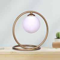Sarantino Gold Metal Table Lamp Kings Warehouse 