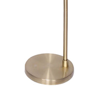 Sarantino Metal Floor Lamp Brass Finish Adjustable Height Kings Warehouse 