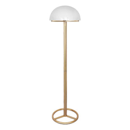 Sarantino Metal Floor Lamp with White Acrylic Shade by Sarantino Kings Warehouse 