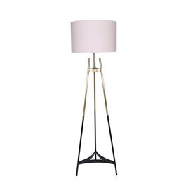 Sarantino Metal Tripod Electric Floor Lamp Gradient Finish Kings Warehouse 