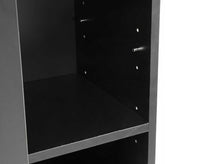 Sarantino New 21 Pairs Shoe Cabinet Rack Storage Organiser Shelf 2 Doors Cupboard Black Kings Warehouse 