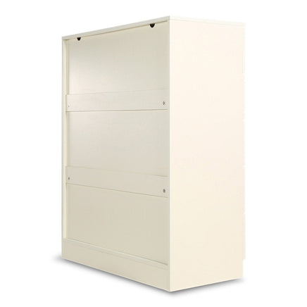 Sarantino Tallboy Dresser 6 Chest Of Drawers Cabinet 85 x 39.5 x 105cm in White Home & Garden Kings Warehouse 