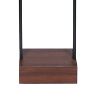 Sarantino Wood Floor Lamp in Cherry Finish Kings Warehouse 