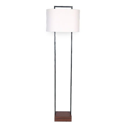 Sarantino Wood Floor Lamp in Cherry Finish Kings Warehouse 