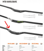 Satori EVO 35 Large - 355mm Rise Handlebar - Black MTB Trekking Universal 780mm Long Kings Warehouse 