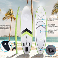 SEACLIFF 10ft Stand Up Paddleboard Paddle Board SUP Inflatable Blow Standing 10' Kings Warehouse 