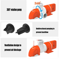 SEAFLO 1100GPH DC12V Automatic Bilge Pump Low Profile Water Pump for Boat Marine SFBP1-G1100-14A Home & Garden Kings Warehouse 