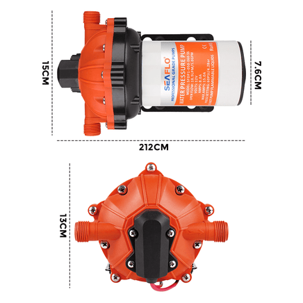 SEAFLO 70PSI Deck Washdown Pump Kit for Boat Caravan Yacht Wash Pump 12V 5GPM Home & Garden Kings Warehouse 