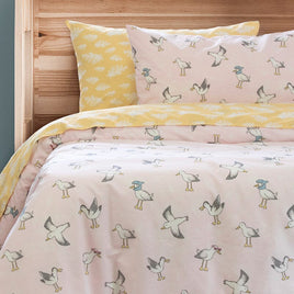 Seagulls QUILT COVER SET - SINGLE Home & Garden Kings Warehouse 