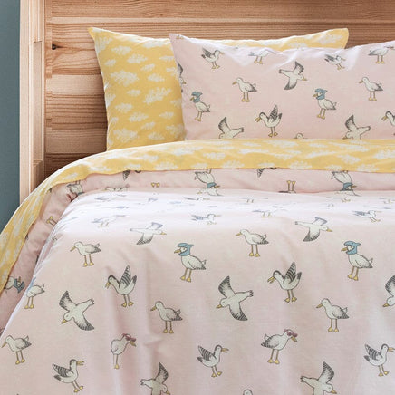 Seagulls QUILT COVER SET - SINGLE Home & Garden Kings Warehouse 
