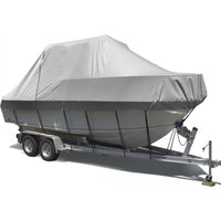 Seamanship Boat Cover 19-21ft Trailerable Jumbo Marine Grade Heavy Duty Grey Outdoor Recreation Kings Warehouse 