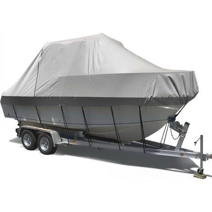 Seamanship Boat Cover 19-21ft Trailerable Jumbo Marine Grade Heavy Duty Grey Outdoor Recreation Kings Warehouse 