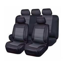 Seat Covers for HOLDEN CAPTIVA CG -CGII MY07 - MY18 SERIES 09/2006 - ON 4X4 SUV/WAGON 7 SEATERS FMR GREY EL TORO Kings Warehouse 