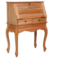 Secretary Desk 78x42x103 cm Solid Mahogany Wood Kings Warehouse 
