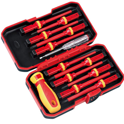 SEDY 13Pcs 1000V Magnetic Insulated Electrician Screwdriver Set VDE Certified Auto Accessories Kings Warehouse 