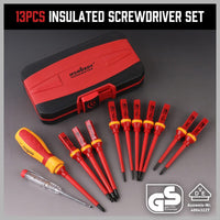 SEDY 13Pcs 1000V Magnetic Insulated Electrician Screwdriver Set VDE Certified Auto Accessories Kings Warehouse 