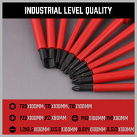 SEDY 13Pcs 1000V Magnetic Insulated Electrician Screwdriver Set VDE Certified Auto Accessories Kings Warehouse 