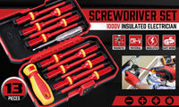 SEDY 13Pcs 1000V Magnetic Insulated Electrician Screwdriver Set VDE Certified Auto Accessories Kings Warehouse 