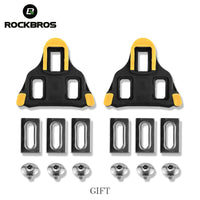 Self Lock Clip In Bike Pedals LOOK KEO Cleat MTB Road 700C Hybrid BMX - Rockbros Black Kings Warehouse 