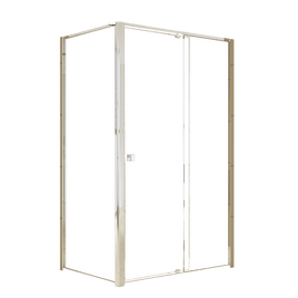 Semi Frameless Shower Screen (114~122)x 195cm & (77~80)x 195cm Side AS/NZS Glass Furniture Kings Warehouse