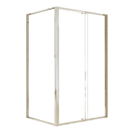 Semi Frameless Shower Screen (114~122)x 195cm & (89~92)x 195cm Side AS/NZS Glass Furniture Kings Warehouse