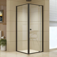Semi Frameless Shower Screen (74~82)x 195cm & (77~80)x 195cm Side AS/NZS Glass Furniture Kings Warehouse 
