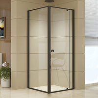 Semi Frameless Shower Screen (74~82)x 195cm & (89~92)x 195cm Side AS/NZS Glass Furniture Kings Warehouse 