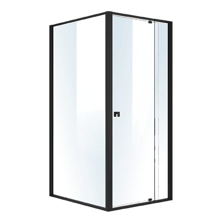 Semi Frameless Shower Screen (82~90)x 195cm & (98~101)x 195cm Side AS/NZS Glass Kings Warehouse 