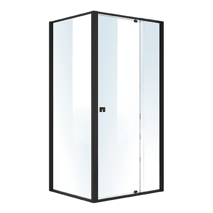 Semi Frameless Shower Screen (98~106)x 195cm & (77~80)x 195cm Side AS/NZS Glass Furniture Kings Warehouse 