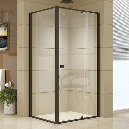 Semi Frameless Shower Screen (98~106)x 195cm & (77~80)x 195cm Side AS/NZS Glass Furniture Kings Warehouse 