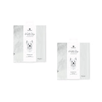 Set of 2 Delightful Dogs Cotton Kitchen Tea Towels 50 x 70 cm West Highland Home & Garden Kings Warehouse 