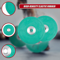 Set of 2 x 10KG PRO Olympic Rubber Bumper Weight Plate Sports & Fitness Kings Warehouse 