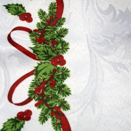 Set of 4 Ornate Christmas Xmas Festival Jacquard Napkins Home & Garden Kings Warehouse 
