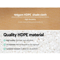 Shade Cloth Shadecloth Sail Sun Roll Mesh Outdoor 90% UV 3.66x30m End of Season Clearance Kings Warehouse 