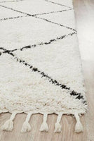 Shag Plush Lifestyle Diamond Rug 160 x 230 cm EOFY Kings Warehouse 