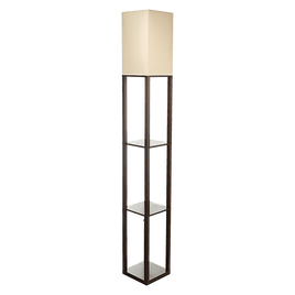 Shelf Floor Lamp - Shade Diffused Light Source with Open-Box Shelves Home & Garden Kings Warehouse 