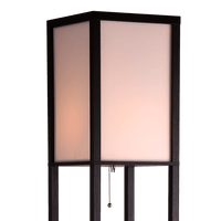 Shelf Floor Lamp - Shade Diffused Light Source with Open-Box Shelves Home & Garden Kings Warehouse 