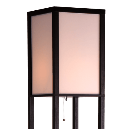 Shelf Floor Lamp - Shade Diffused Light Source with Open-Box Shelves Home & Garden Kings Warehouse 