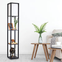 Shelf Floor Lamp - Shade Diffused Light Source with Open-Box Shelves Home & Garden Kings Warehouse 