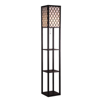 Shelf Floor Lamp - Shade Diffused Light Source with Open-Box Shelves Home & Garden Kings Warehouse 