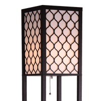 Shelf Floor Lamp - Shade Diffused Light Source with Open-Box Shelves Home & Garden Kings Warehouse 