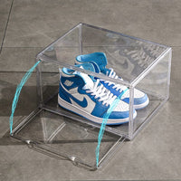 Shoe Display Box Clear Container Stackable Boxes Storage Case Kings Warehouse 