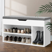 Shoe Rack Bench Shoe Cabinet White Allen Furniture Kings Warehouse 