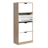 Cabinet 4-tier White Elen