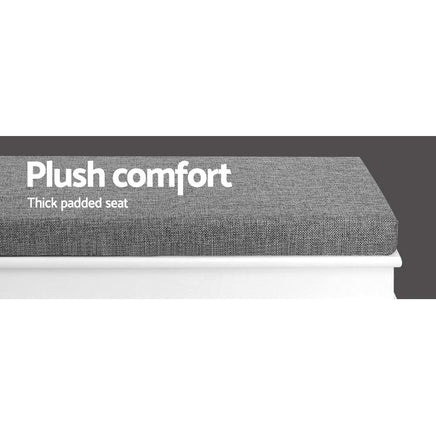 Shoe Rack Cabinet Bench 8 Pairs White Furniture Kings Warehouse 